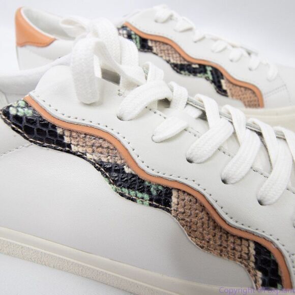 Madewell Sidewalk Low-Top Sneakers‎ in Snake Embossed Leather size 10.5 - Picture 6 of 9